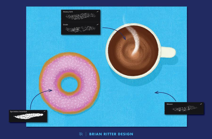 Procreate笔刷-半色调多种样式纹理笔刷素材 笔刷资源 第6张-素材湾丨精选海外优质设计素材资源 Procreate笔刷-半色调多种样式纹理笔刷素材 笔刷资源 sucaiwan.com