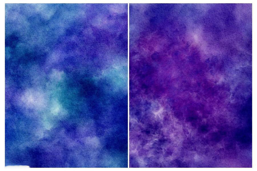 背景素材-宇宙星云水彩画背景图片素材 图片素材 sucaiwan.com