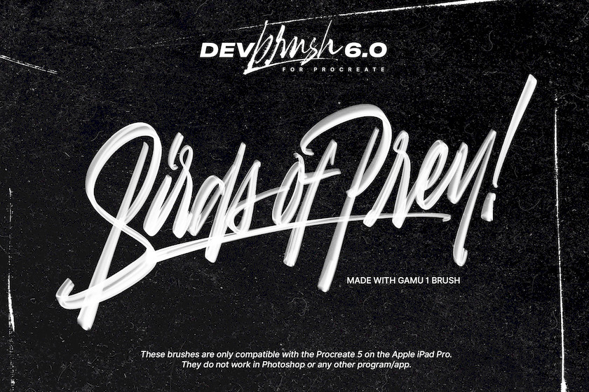 Procreate笔刷-DevBrush6.0手写艺术字体笔刷素材资源 笔刷资源 第7张-素材湾丨精选海外优质设计素材资源 Procreate笔刷-DevBrush6.0手写艺术字体笔刷素材资源 笔刷资源 sucaiwan.com