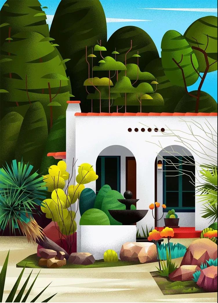 超全面！噪点插画视频教程+噪点笔刷+PSD素材合集 设计教程 sucaiwan.com