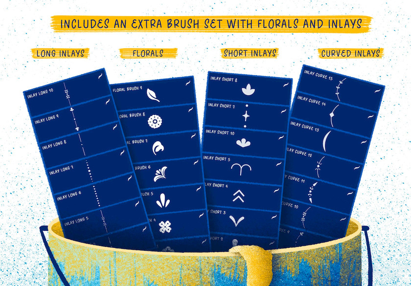 Procreate笔刷-艺术手写字体铅笔粉笔纹理笔刷和图文教程 笔刷资源 第11张-素材湾丨精选海外优质设计素材资源 Procreate笔刷-艺术手写字体铅笔粉笔纹理笔刷和图文教程 笔刷资源 sucaiwan.com