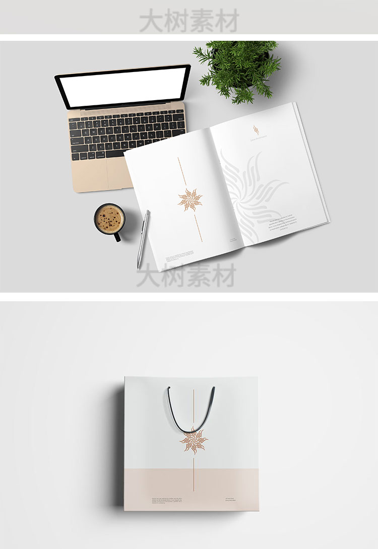 高端公司品牌LOGO文创VI智能贴图样机效果展示PSD设计素材模板 图片素材 sucaiwan.com