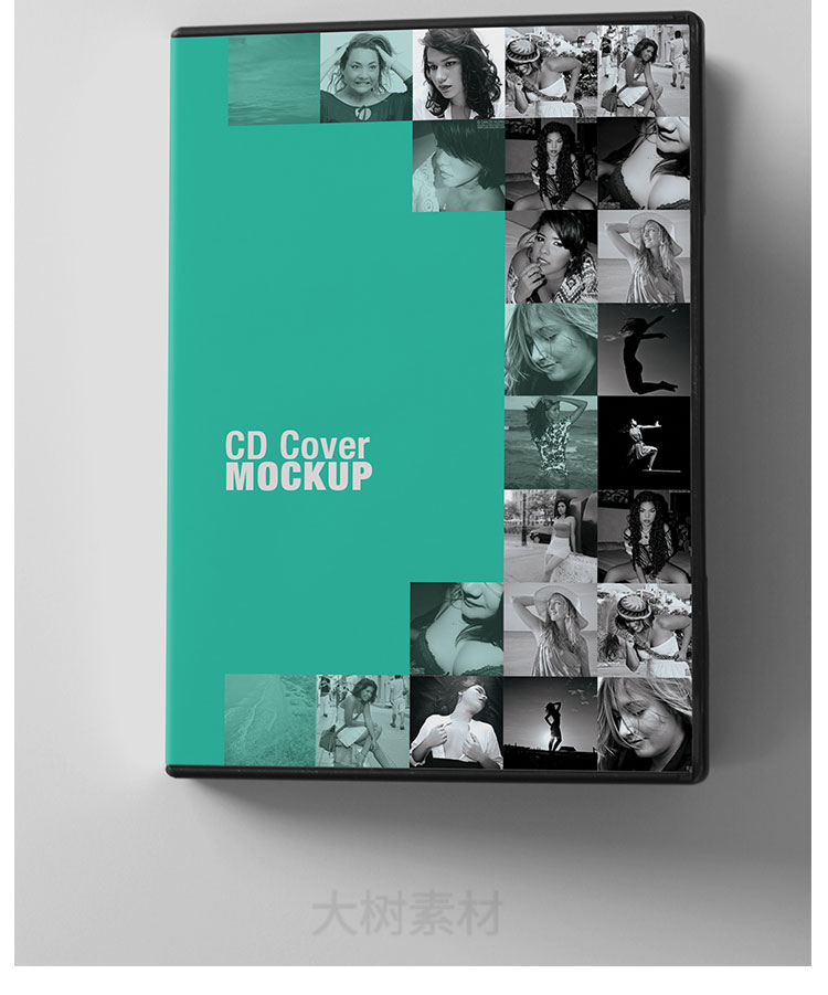 CD光盘外盒封面文创智能贴图模板PSD包装展示效果图品牌样机素材 图片素材 sucaiwan.com