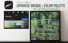 色卡-油画森林绿色写生色卡资源Monet