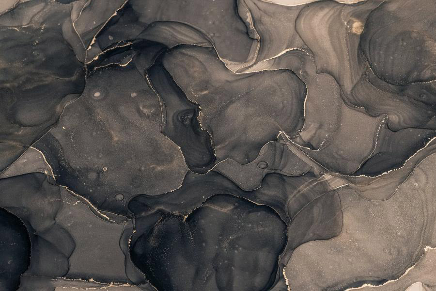 背景素材-抽象液态流动金色岩石大理石墨水纹理背景图片素材 图片素材 sucaiwan.com