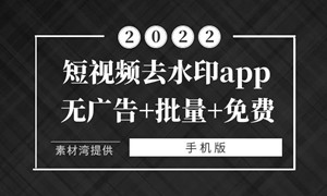 短视频一键去水印APP，支持几十个平台