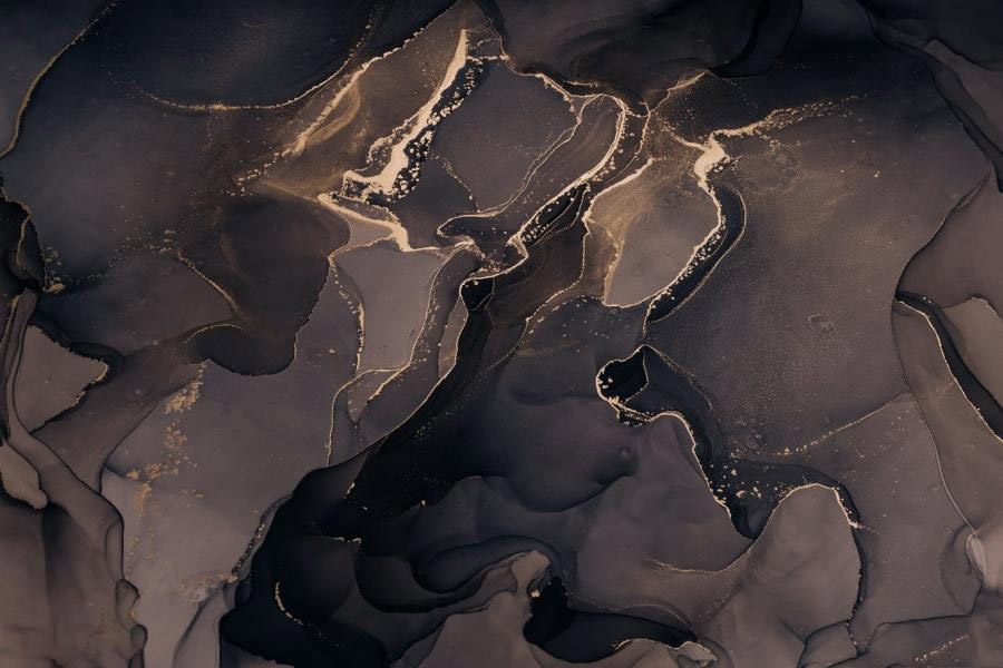 背景素材-抽象液态流动金色岩石大理石墨水纹理背景图片素材 图片素材 sucaiwan.com
