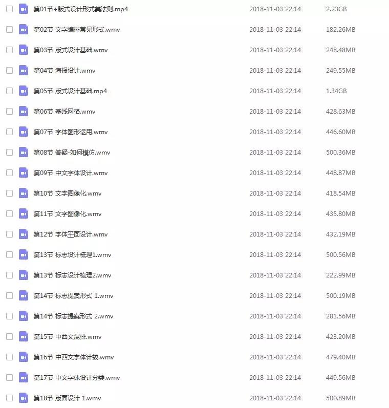 PS教程排版设计视频教程合集，含版式设计，LOGO设计、VI设计 设计教程 sucaiwan.com