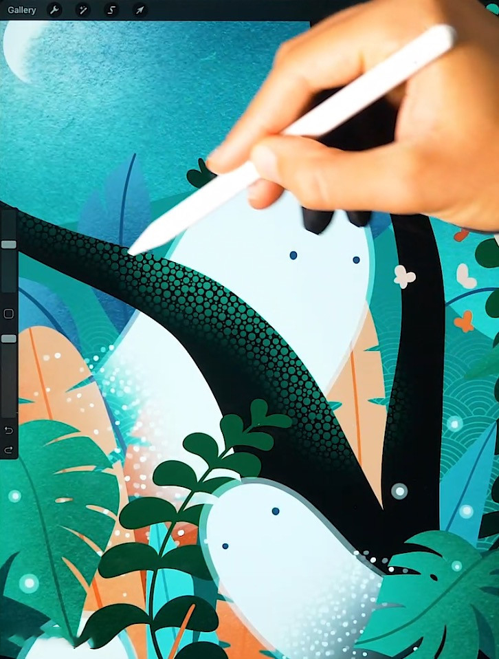 Procreate笔刷-galshir新推出波点祥云砖块气泡图案笔刷素材 笔刷资源 第2张-素材湾丨精选海外优质设计素材资源 Procreate笔刷-galshir新推出波点祥云砖块气泡图案笔刷素材 笔刷资源 sucaiwan.com