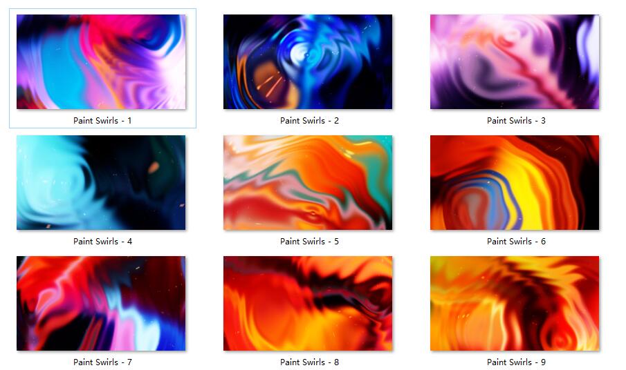 背景素材-油漆漩涡纹理彩色渐变背景图片素材 图片素材 sucaiwan.com