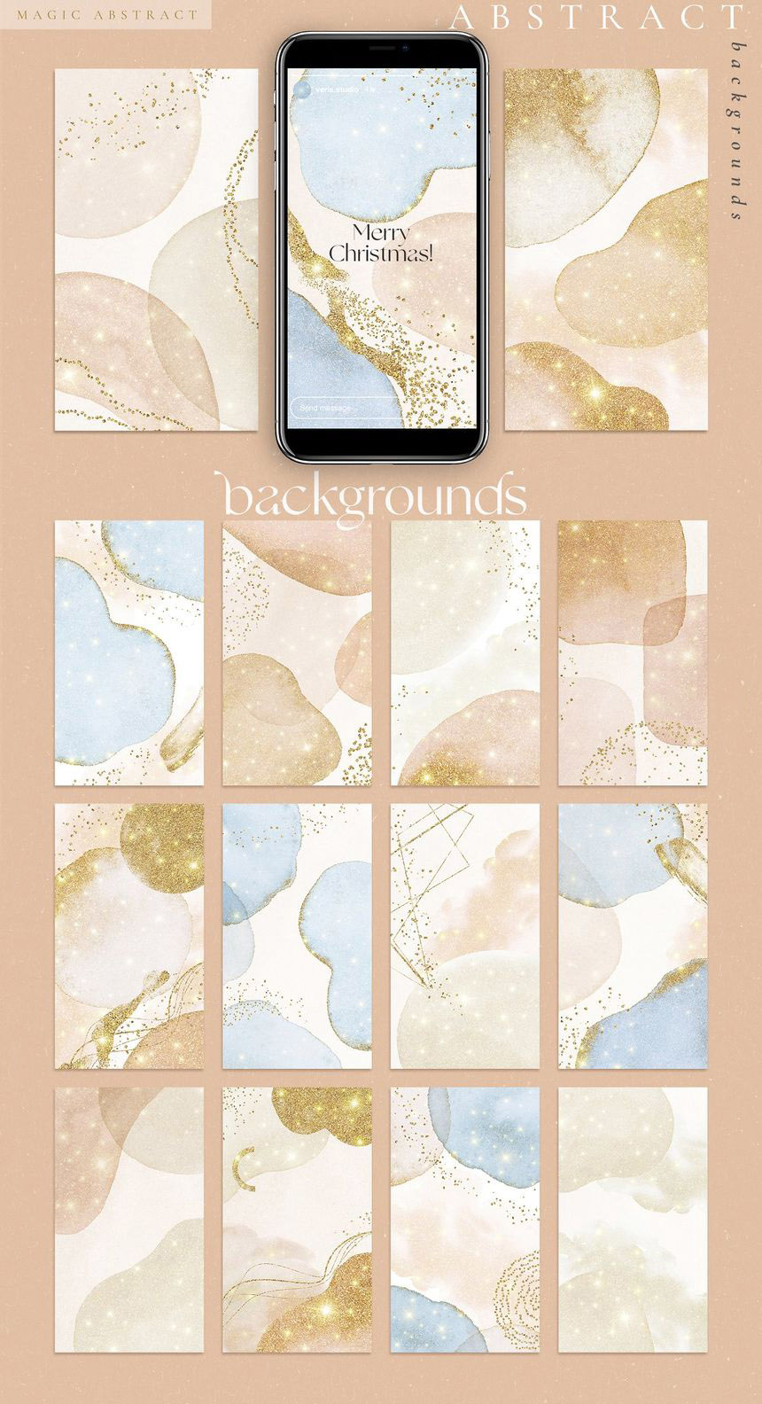 背景素材-抽象金色水彩形状图案背景图海报素材 图片素材 sucaiwan.com