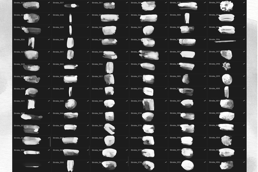 Procreate笔刷-457款抽象水彩图案Procreate笔刷素材 笔刷资源 第14张-素材湾丨精选海外优质设计素材资源 Procreate笔刷-457款抽象水彩图案Procreate笔刷素材 笔刷资源 sucaiwan.com