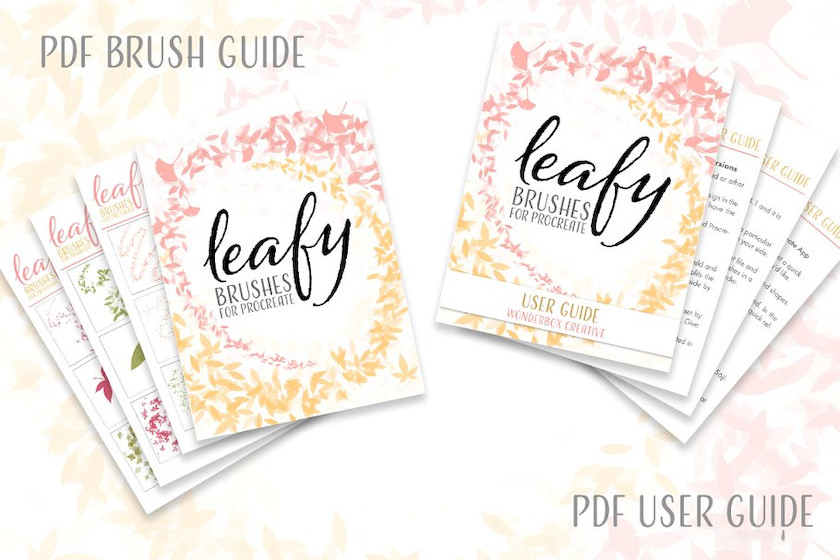 Procreate笔刷-植物叶子笔刷素材资源 笔刷资源 第2张-素材湾丨精选海外优质设计素材资源 Procreate笔刷-植物叶子笔刷素材资源 笔刷资源 sucaiwan.com