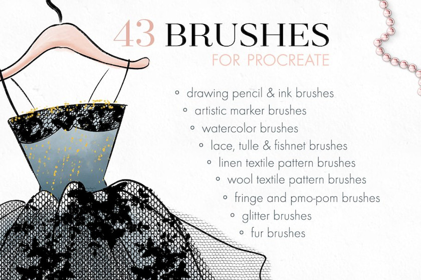 Procreate笔刷-铅笔墨水服装设计插画专用笔刷素材资源 笔刷资源 第2张-素材湾丨精选海外优质设计素材资源 Procreate笔刷-铅笔墨水服装设计插画专用笔刷素材资源 笔刷资源 sucaiwan.com