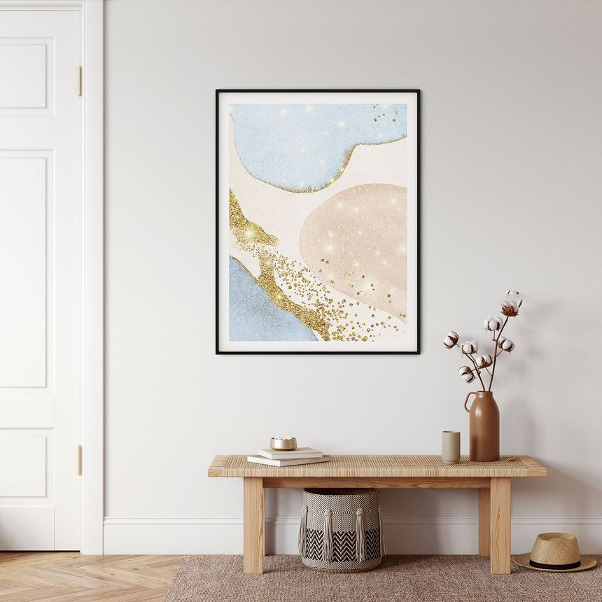 背景素材-抽象金色水彩形状图案背景图海报素材 图片素材 sucaiwan.com