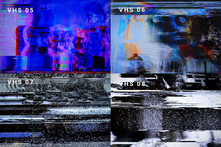 背景素材-VHS扫描线故障艺术纹理背景图片素材 图片素材 sucaiwan.com