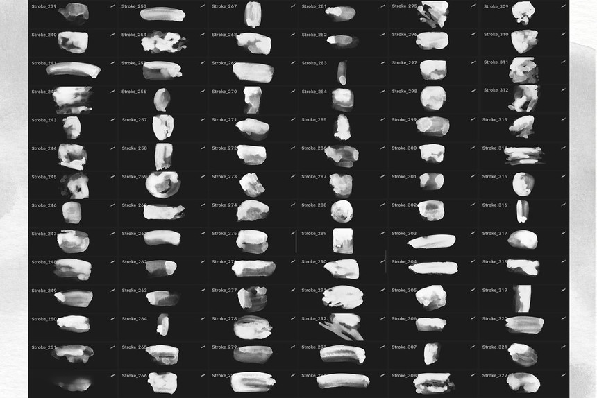 Procreate笔刷-457款抽象水彩图案Procreate笔刷素材 笔刷资源 第12张-素材湾丨精选海外优质设计素材资源 Procreate笔刷-457款抽象水彩图案Procreate笔刷素材 笔刷资源 sucaiwan.com