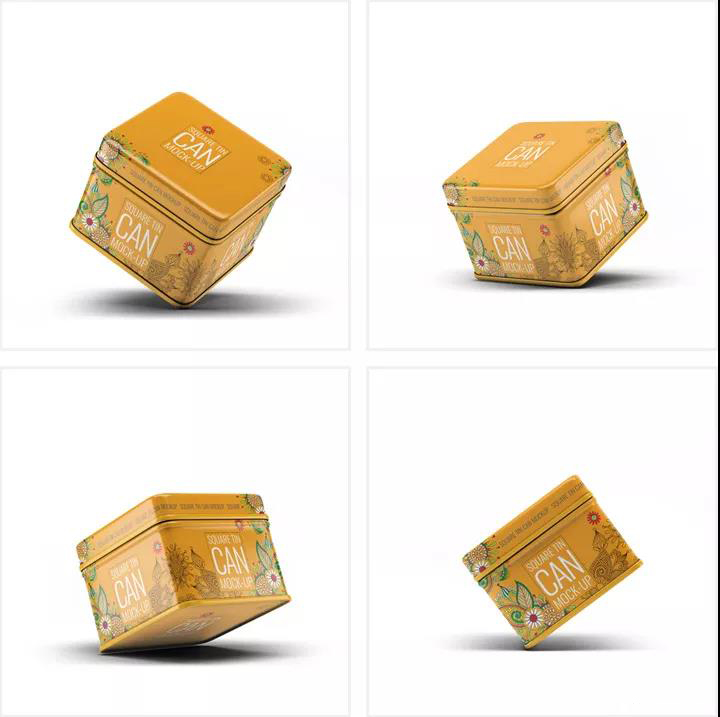 35款茶叶包装盒样机智能贴图PSD模板 图片素材 sucaiwan.com