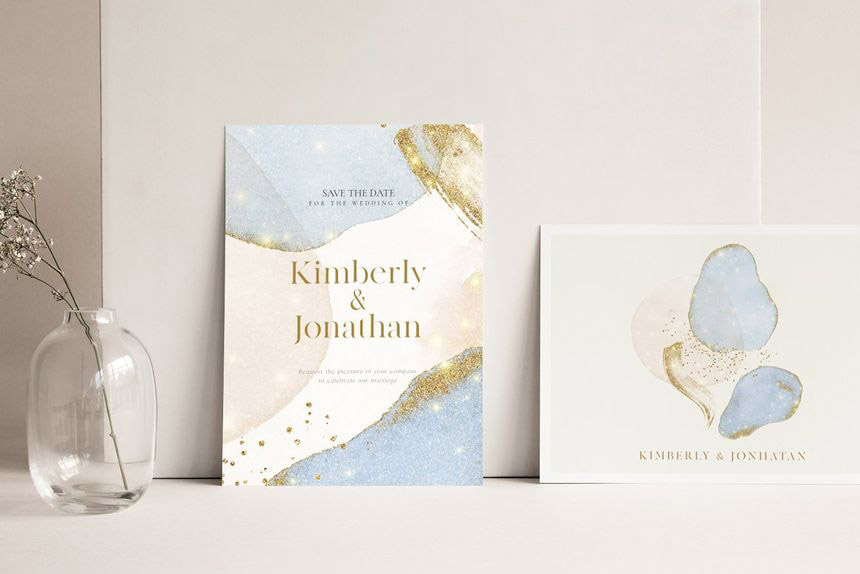 背景素材-抽象金色水彩形状图案背景图海报素材 图片素材 sucaiwan.com