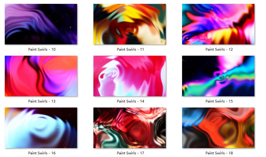 背景素材-油漆漩涡纹理彩色渐变背景图片素材 图片素材 sucaiwan.com