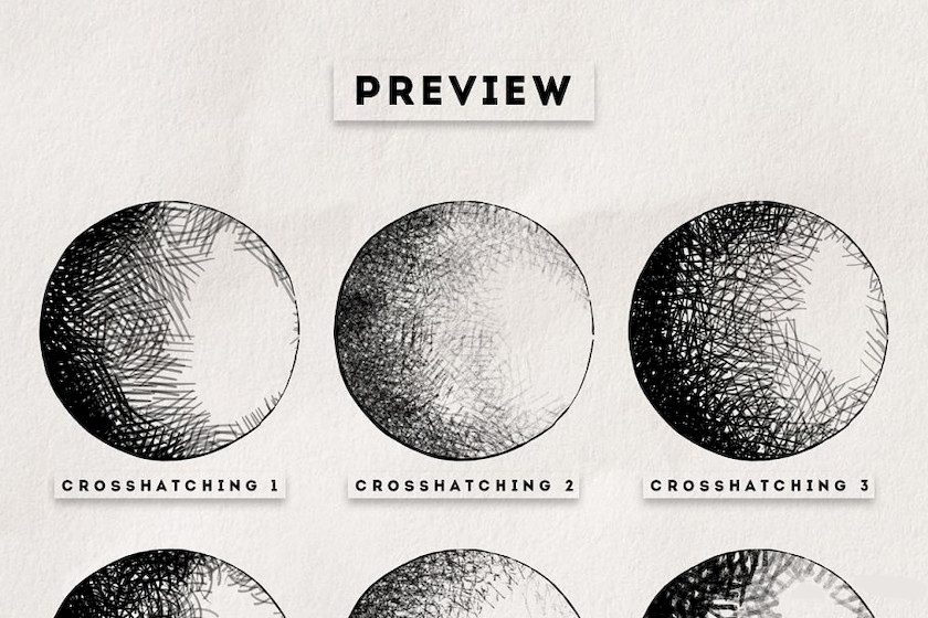 笔刷资源-交叉阴影线条Procreate笔刷和ps笔刷素材资源 笔刷资源 第3张-素材湾丨精选海外优质设计素材资源 笔刷资源-交叉阴影线条Procreate笔刷和ps笔刷素材资源 笔刷资源 sucaiwan.com