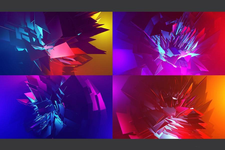 背景素材-抽象未来科幻3D立体背景图片素材 图片素材 sucaiwan.com