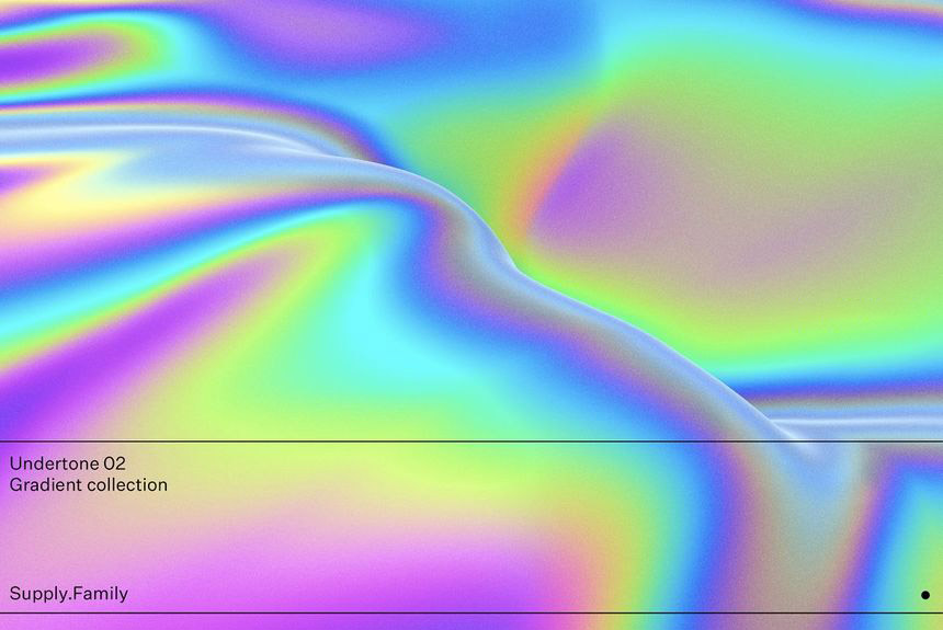 背景素材-抽象炫彩科幻镭射流体渐变色纹理背景图片素材 图片素材 sucaiwan.com