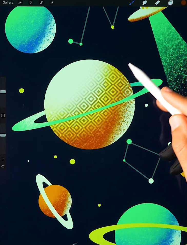 Procreate笔刷-galshir新推出波点祥云砖块气泡图案笔刷素材 笔刷资源 第4张-素材湾丨精选海外优质设计素材资源 Procreate笔刷-galshir新推出波点祥云砖块气泡图案笔刷素材 笔刷资源 sucaiwan.com