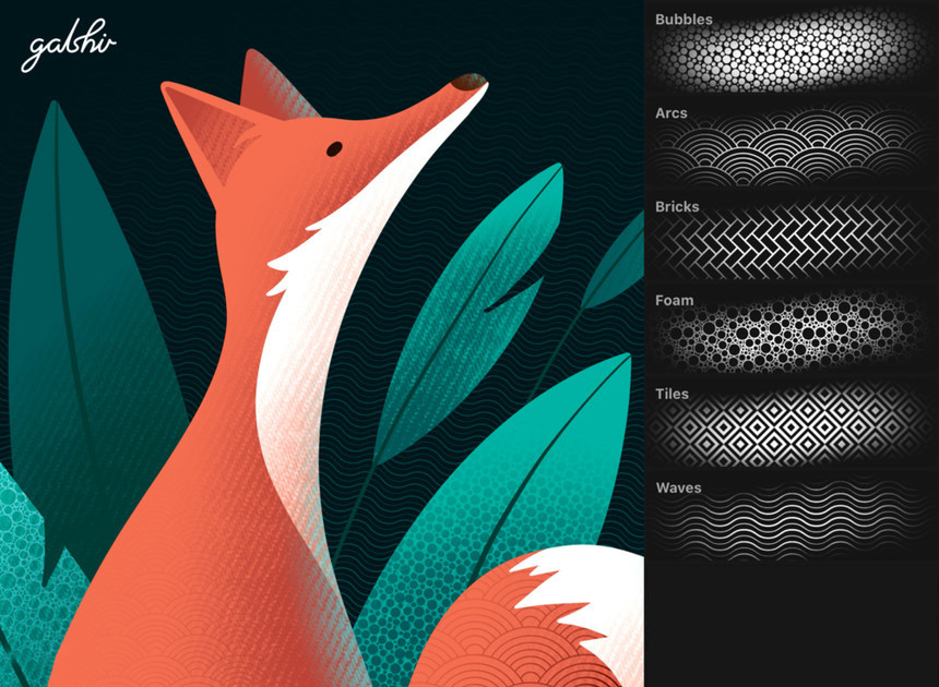 Procreate笔刷-galshir新推出波点祥云砖块气泡图案笔刷素材 笔刷资源 第1张-素材湾丨精选海外优质设计素材资源 Procreate笔刷-galshir新推出波点祥云砖块气泡图案笔刷素材 笔刷资源 sucaiwan.com