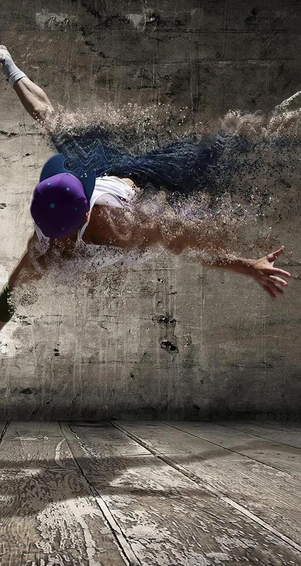 PS动态粒子飞溅特效插件，一键让你的照片动起来 插件预设 sucaiwan.com