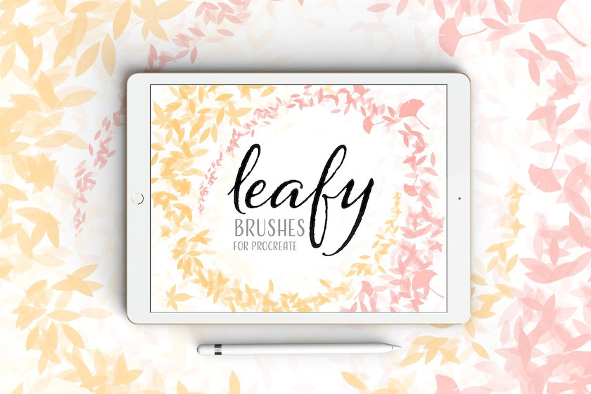 Procreate笔刷-植物叶子笔刷素材资源 笔刷资源 第1张-素材湾丨精选海外优质设计素材资源 Procreate笔刷-植物叶子笔刷素材资源 笔刷资源 sucaiwan.com