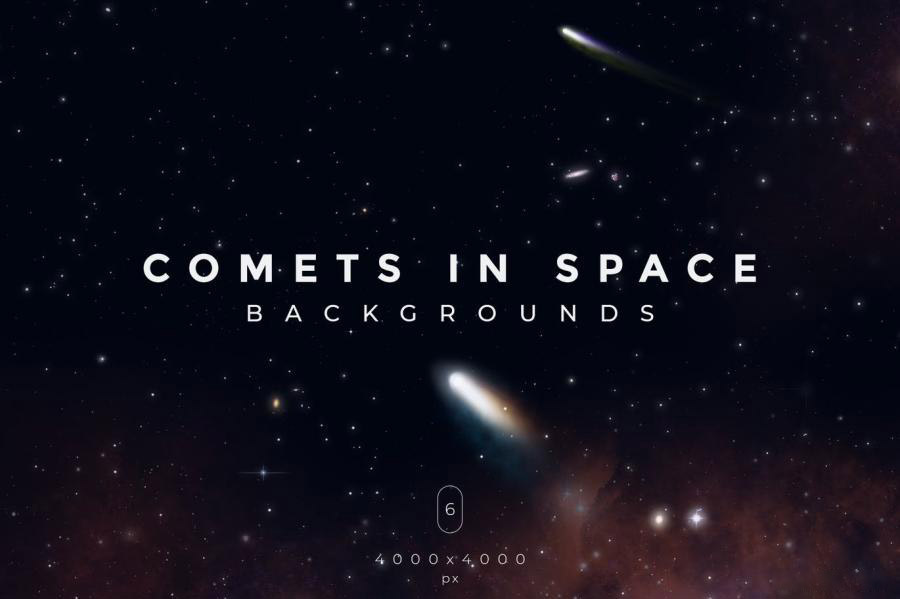 背景素材-带彗星的黑色太空背景图片素材 图片素材 sucaiwan.com