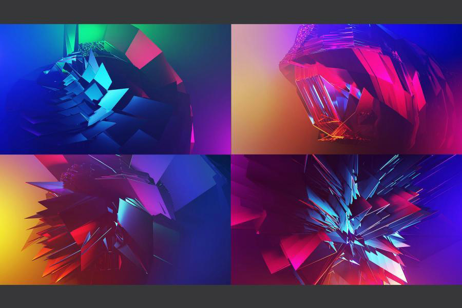 背景素材-抽象未来科幻3D立体背景图片素材 图片素材 sucaiwan.com