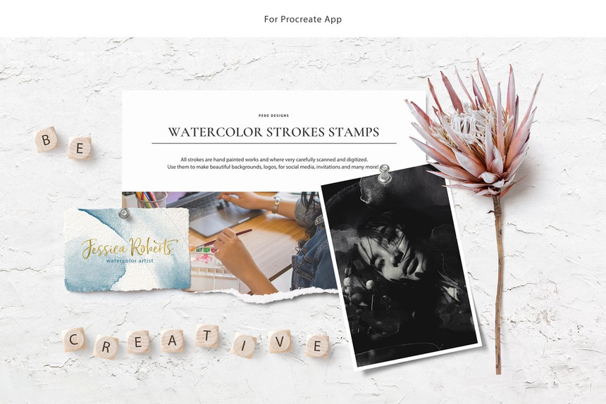 Procreate笔刷-457款抽象水彩图案Procreate笔刷素材 笔刷资源 第11张-素材湾丨精选海外优质设计素材资源 Procreate笔刷-457款抽象水彩图案Procreate笔刷素材 笔刷资源 sucaiwan.com