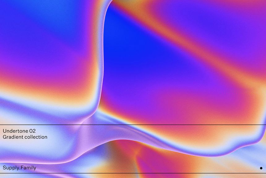 背景素材-抽象炫彩科幻镭射流体渐变色纹理背景图片素材 图片素材 sucaiwan.com