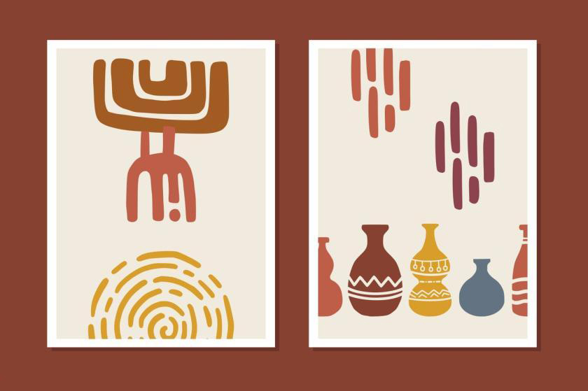 Procreate笔刷-波西米亚风图案笔刷素材资源 笔刷资源 sucaiwan.com