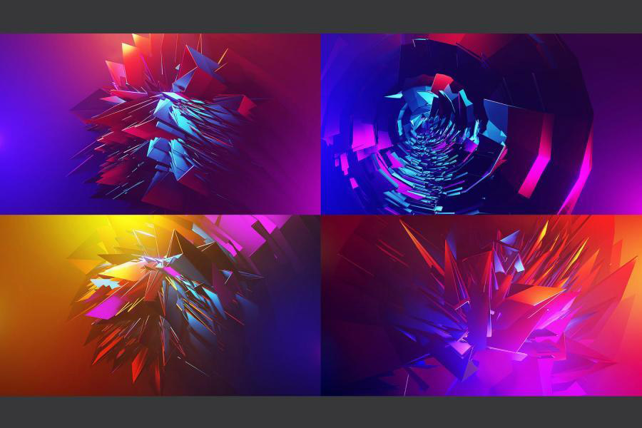 背景素材-抽象未来科幻3D立体背景图片素材 图片素材 sucaiwan.com