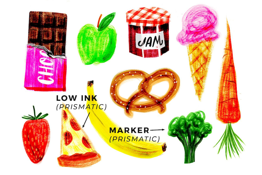 procreate笔刷-马克笔笔刷资源和色卡 笔刷资源 sucaiwan.com