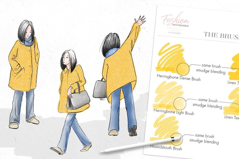Procreate笔刷-铅笔墨水服装设计插画专用笔刷素材资源 笔刷资源 第11张-素材湾丨精选海外优质设计素材资源 Procreate笔刷-铅笔墨水服装设计插画专用笔刷素材资源 笔刷资源 sucaiwan.com