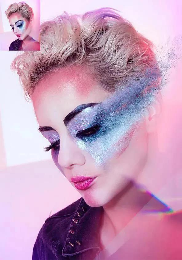 PS动态粒子飞溅特效插件，一键让你的照片动起来 插件预设 sucaiwan.com