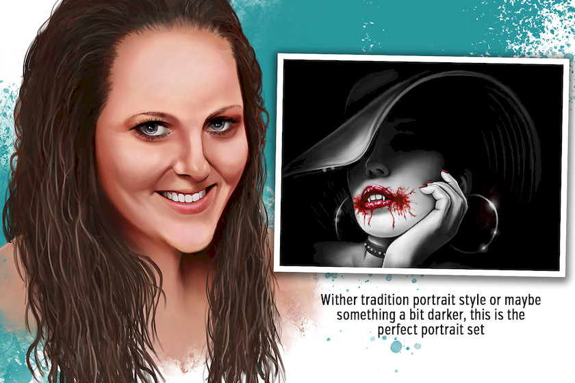 Procreate笔刷-完美人物肖像笔刷素材资源 笔刷资源 第2张-素材湾丨精选海外优质设计素材资源 Procreate笔刷-完美人物肖像笔刷素材资源 笔刷资源 sucaiwan.com