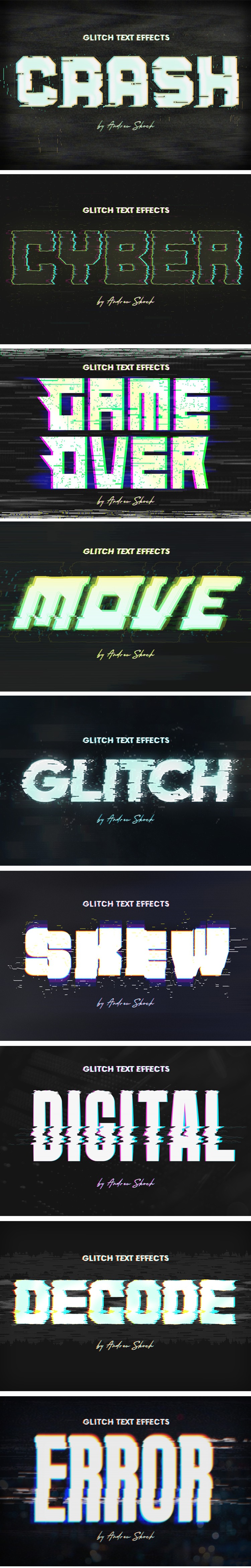 故障风扭曲拉伸字体效果文字特效样机智能贴图ps设计素材图 图片素材 sucaiwan.com