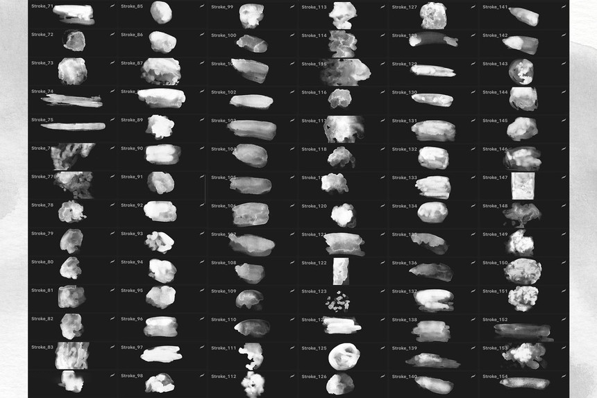 Procreate笔刷-457款抽象水彩图案Procreate笔刷素材 笔刷资源 第6张-素材湾丨精选海外优质设计素材资源 Procreate笔刷-457款抽象水彩图案Procreate笔刷素材 笔刷资源 sucaiwan.com