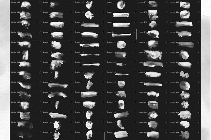 Procreate笔刷-457款抽象水彩图案Procreate笔刷素材 笔刷资源 第9张-素材湾丨精选海外优质设计素材资源 Procreate笔刷-457款抽象水彩图案Procreate笔刷素材 笔刷资源 sucaiwan.com