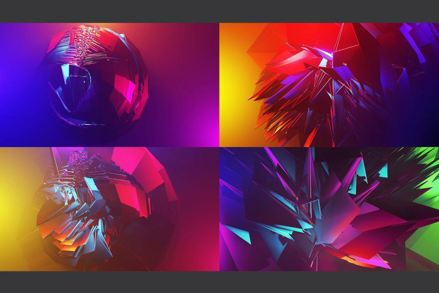 背景素材-抽象未来科幻3D立体背景图片素材 图片素材 sucaiwan.com