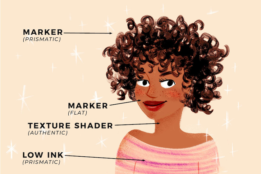 procreate笔刷-马克笔笔刷资源和色卡 笔刷资源 sucaiwan.com