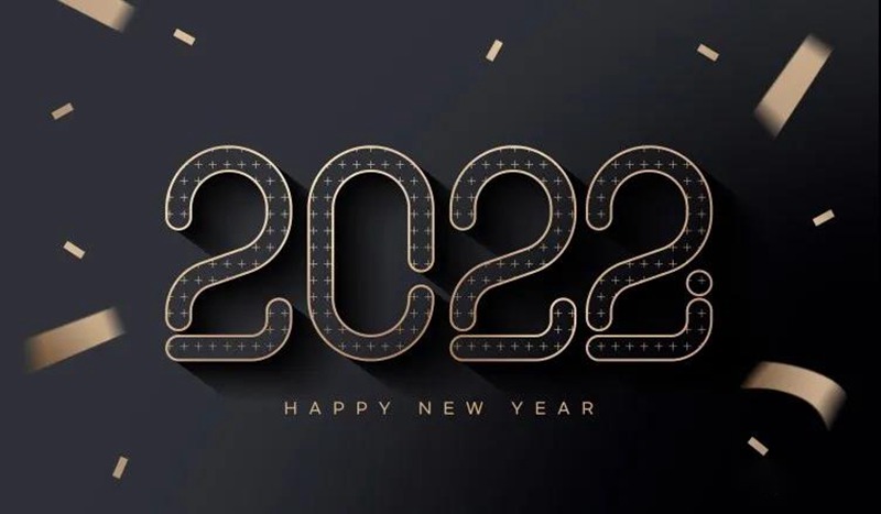 2022新年创意虎年字体海报PSD模板 图片素材 sucaiwan.com