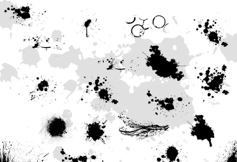 1000款水墨墨迹毛笔素材合集 图片素材 第14张-素材湾丨精选海外优质设计素材资源 1000款水墨墨迹毛笔素材合集 图片素材 sucaiwan.com