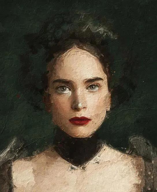 油画版微信头像0成本制作，有人靠他日入3W！ 笔刷资源 sucaiwan.com