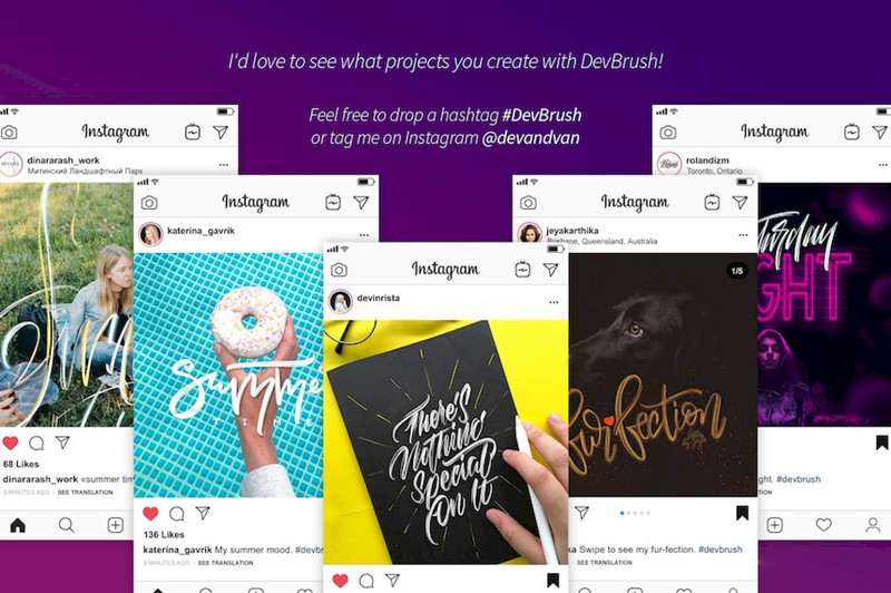 Procreate笔刷-DevBrush3.0手写艺术字体书法笔刷素材下载 笔刷资源 sucaiwan.com